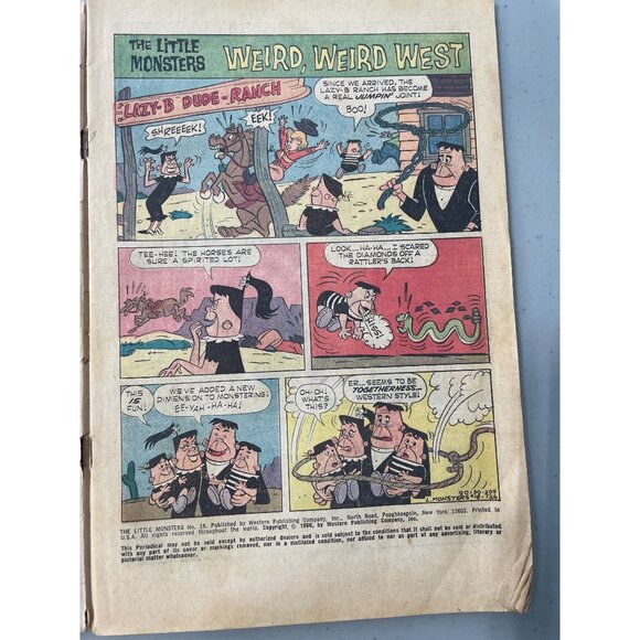 Whitman The Little Monsters #18 Comic Orrible Orvie Awful Annie Bagged Boarded - Picture 3 of 7